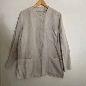 Nicole Farhi Linen Work Jacket Shacket